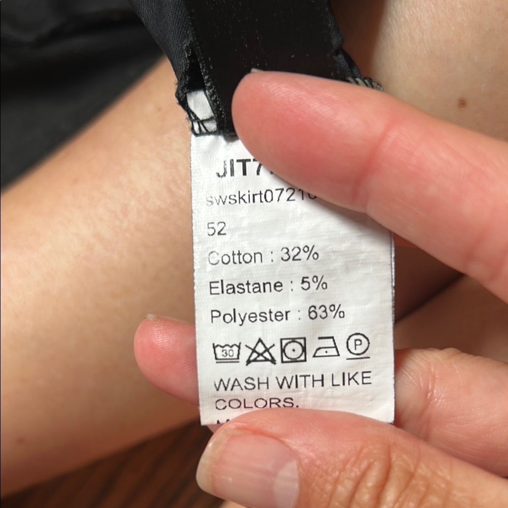 SHEIN Black Gathered Mini Skirt - Picture 3 of 7